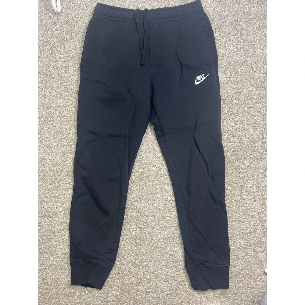 Nike Sportswear Club Fleece Jogger Pants - Black/White, Size S Exelente Condició
